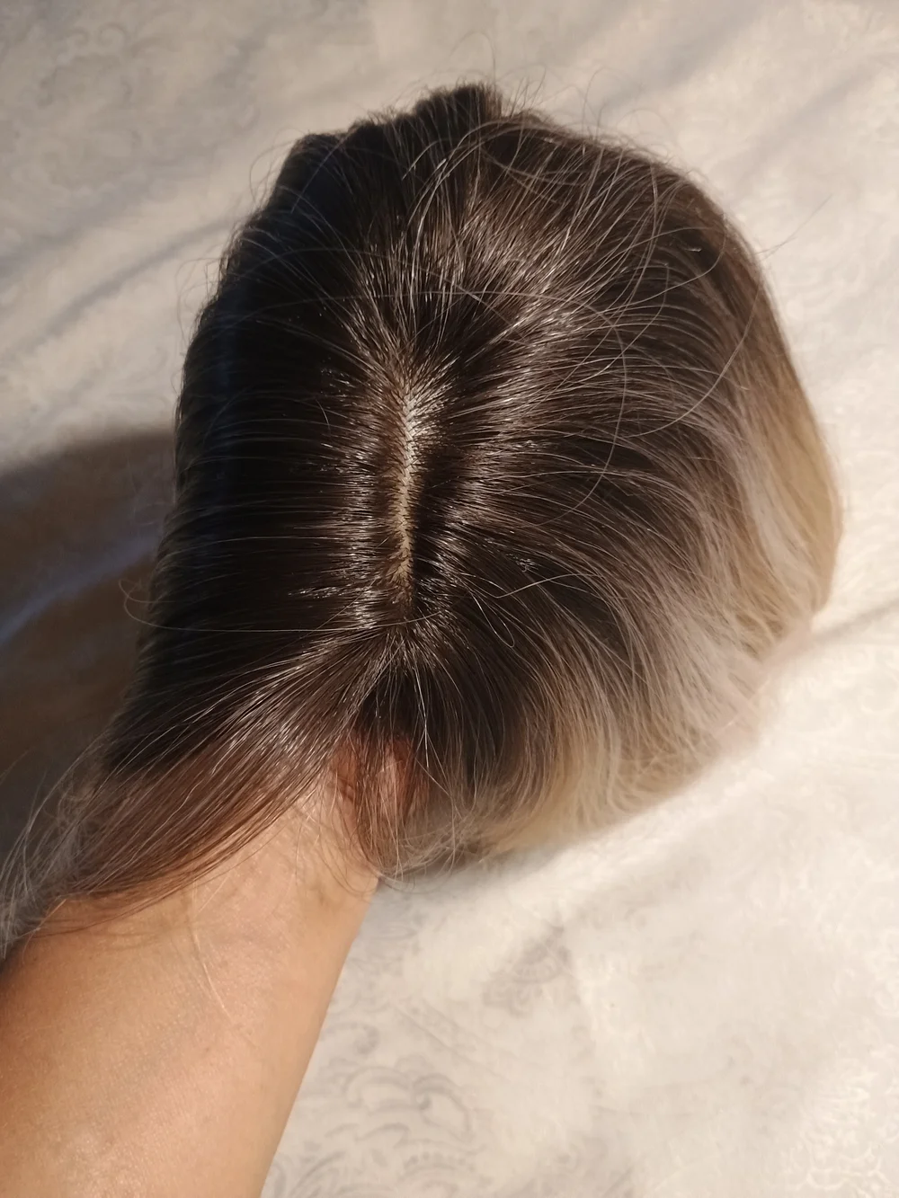 Lux Layered Ombre Bob Wig - Dark Root to Blonde